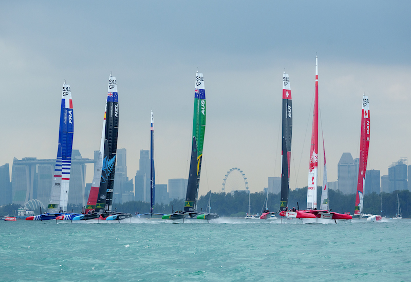 New Zealand claims third win of Season 3 in stunning comeback at Singapore Sail Grand Prix